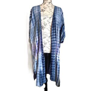 Tie-Dye Blue Cover Up